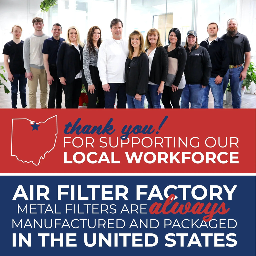 Trion Air Factory 123324‐004, Furnace By HVAC TRN123324004 Filter 2-Pack 123324004, Compatible Aluminum Filters with Pre/Post