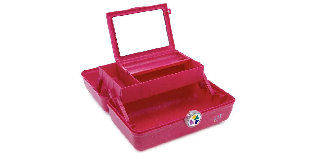 Box, Caboodles Pink Sparkle On-The-Go Deep Makeup Girl