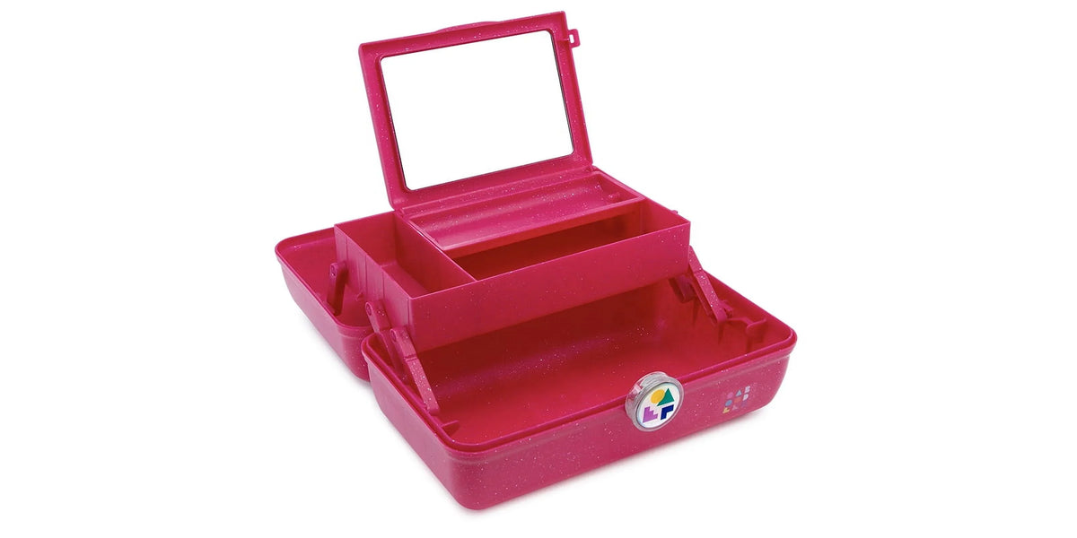Box, Caboodles Pink Sparkle On-The-Go Deep Makeup Girl
