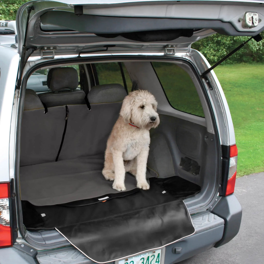 Dogs, for Protection, Bumper Storage Grey) Cape Cargo Liner, liquid Extra Pockets, Cars, Trucks Resistant, Pet Cover, Trunk Kurgo Cargo (Charcoal for Car Flap For SUV,