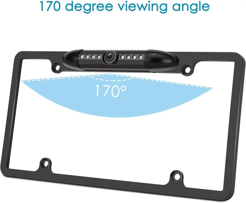 KWM950BW Plate for KW-M950BW Backup Frame Black Camera Rearview JVC License