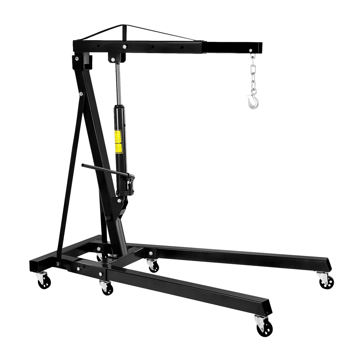 Heavy Crane Lifting Picker Engine 2-ton, Capacity 4400lbs, Duty And Crane Engine Folding Engine Legs, Shop Hoist, With Crane, Folding Cherry Shop Manual Steel Telescopic Boom Crane Hydraulic