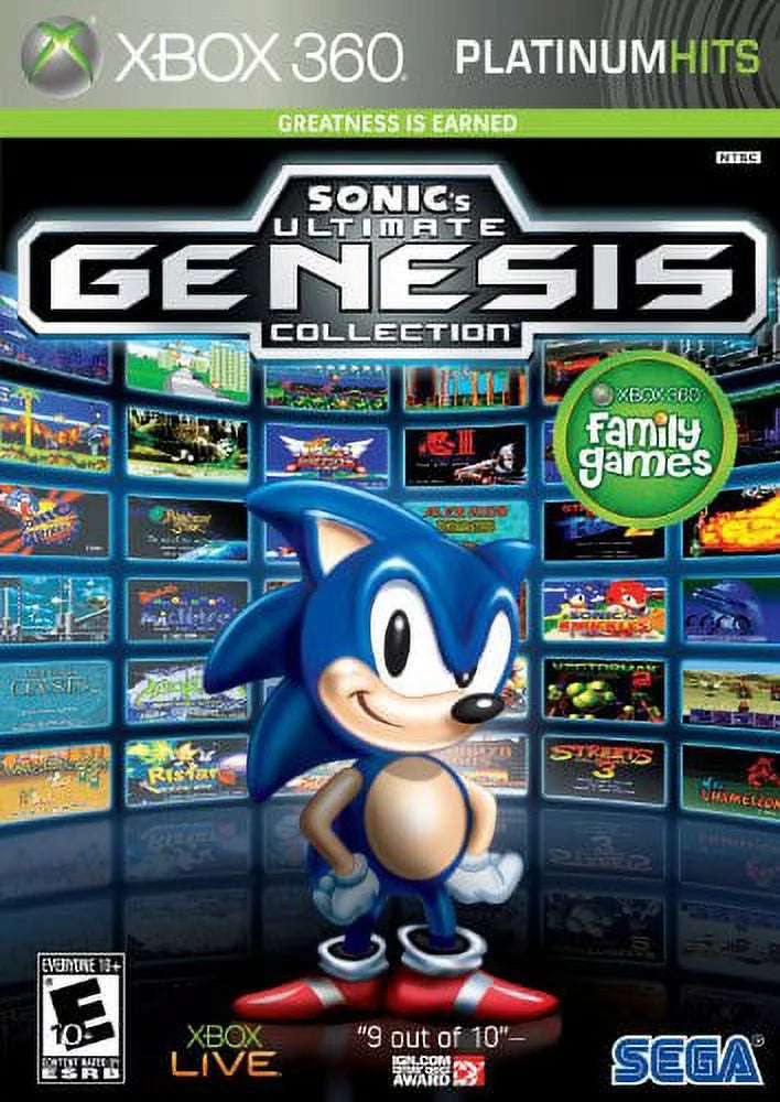 Xbox [Physical], Sonic's Hits), (Platinum Sega, Collection 360, 68034 Ultimate Genesis