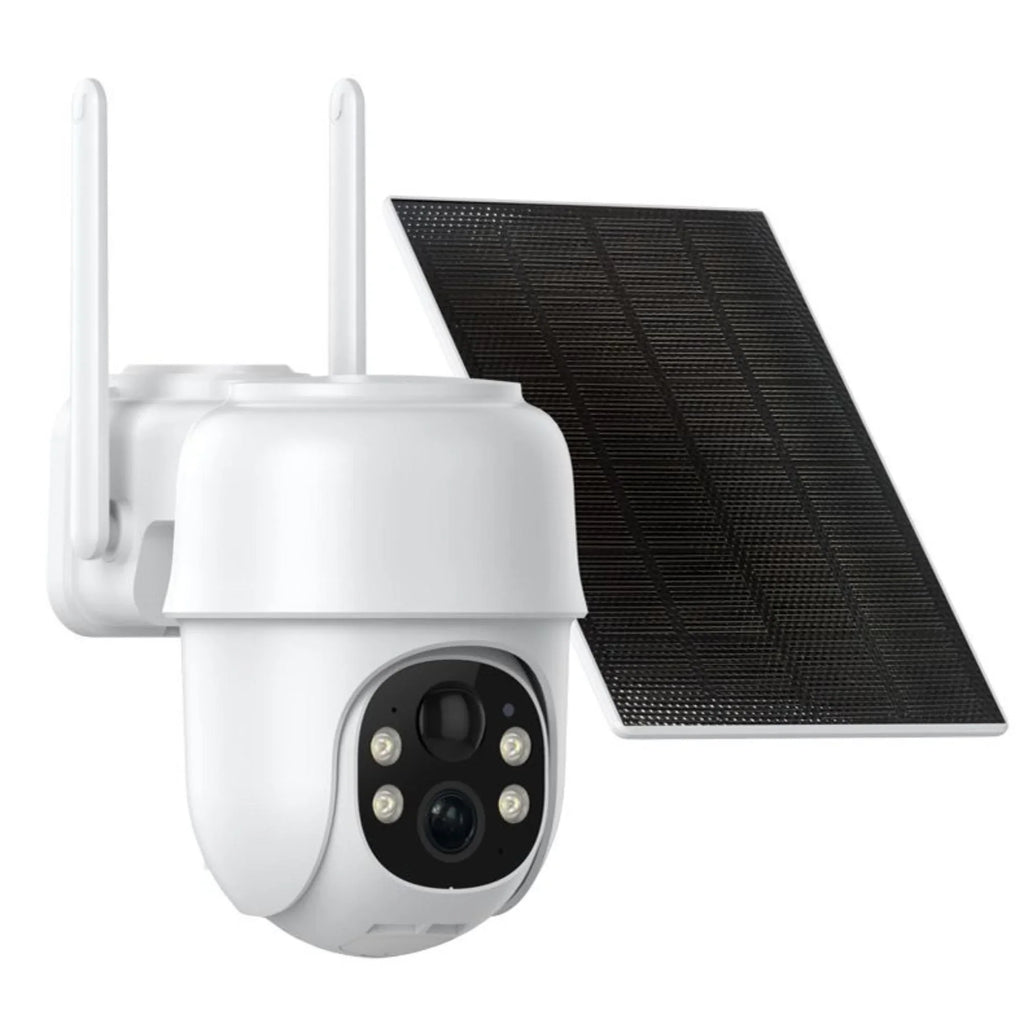 PIR Two-Way TOPVISION Detection, Spotlight, Wireless Digital Zoom, 2K Spotlight, WiFi, Motion Full with View 360° 4X exterior Talk PTZ, Camera Night Solar Color Vision, Security