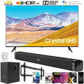 Gear Soundbar Digital Screen 65" Deco Mount, LED 4K Adapter, TV and 60W Smart Cleaner Inch 65 UN65TU8000 (2020) TV Subwoofer, & with Wall UHD Essentials TV) Bundle Surge 65-inch TV (65TU8000