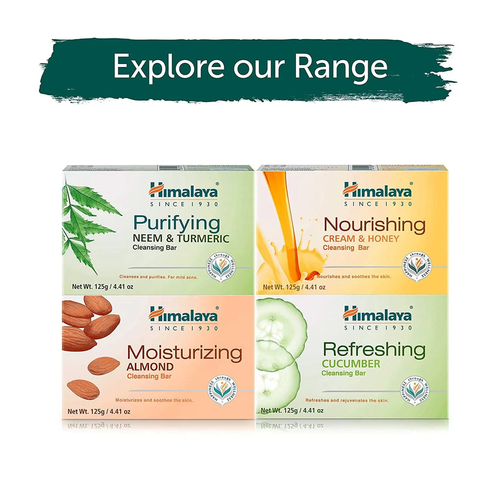 Looking of Healthy oz), Neem Free, from Turmeric and Vegan, for (4.41 Parabens, Purifying and g Himalaya 6 4.41 Ounce Bar 125 Free & Turmeric Gluten SLS Skin, Clean Pack Cleansing & (Pack 6) Neem Phthalates,