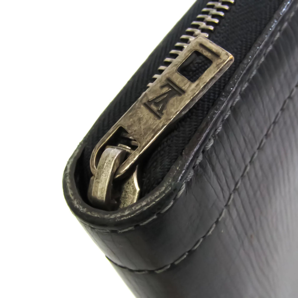 Long Basalt (Good) Wallet Pre-Owned M97026 Zippy Utah Leather Men's Organizer (bi-fold)