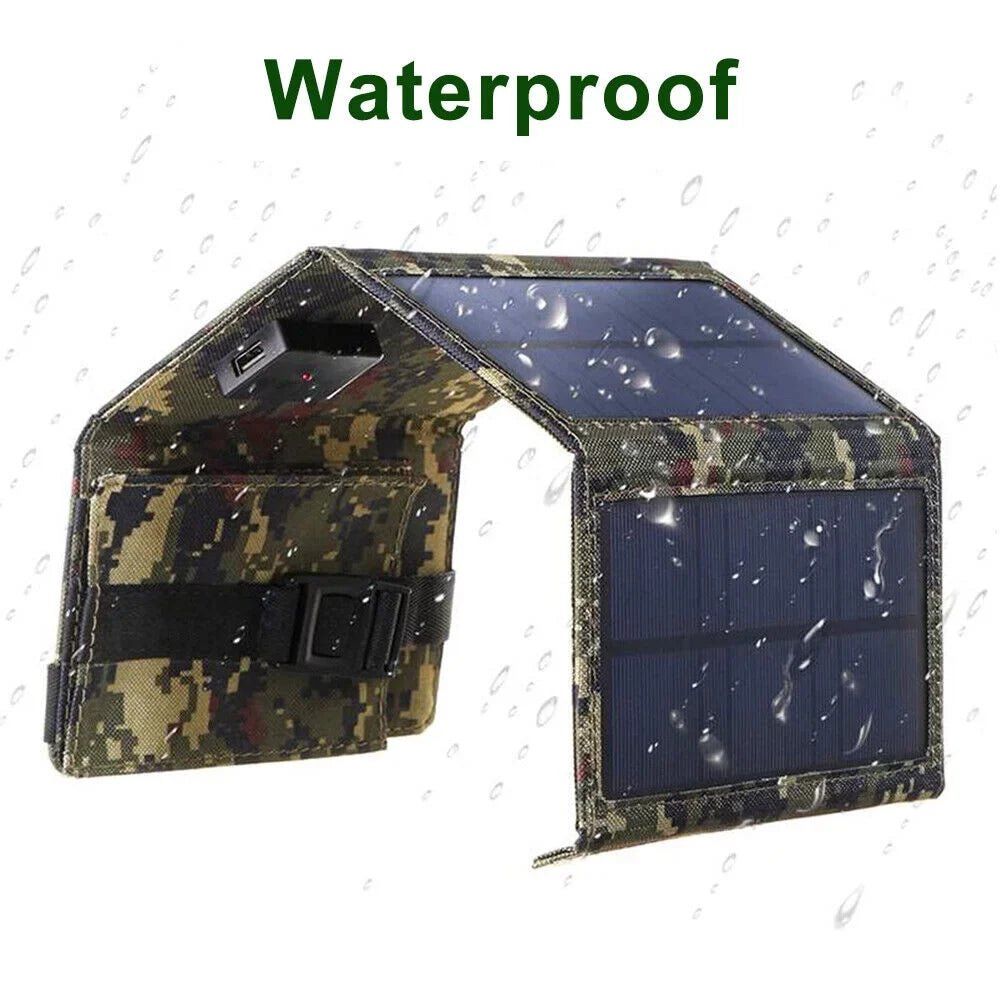 USB Rechargeable Camping Battery Foldable 80W grade Phone Charger exterior Hiking Portable Solar High Panel