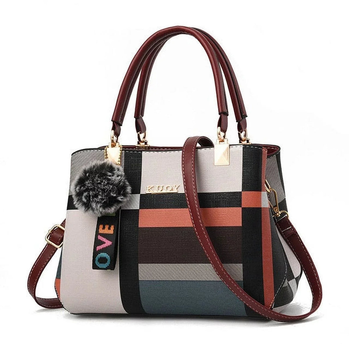 Shoulder Totes Women Ladies Messenger Luxury Bags Wild Stitching Handbag New Designer Bag Plaid Brand