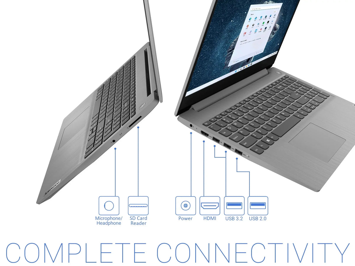 Laptop, Reader, Lenovo Bluetooth, Pro 256GB Card i3-1115G4 11 3i 12GB FHD S Wi-Fi, Display, IdeaPad SSD, NVMe 4.1GHz, 15.6" Windows HDMI, Core RAM, Upto