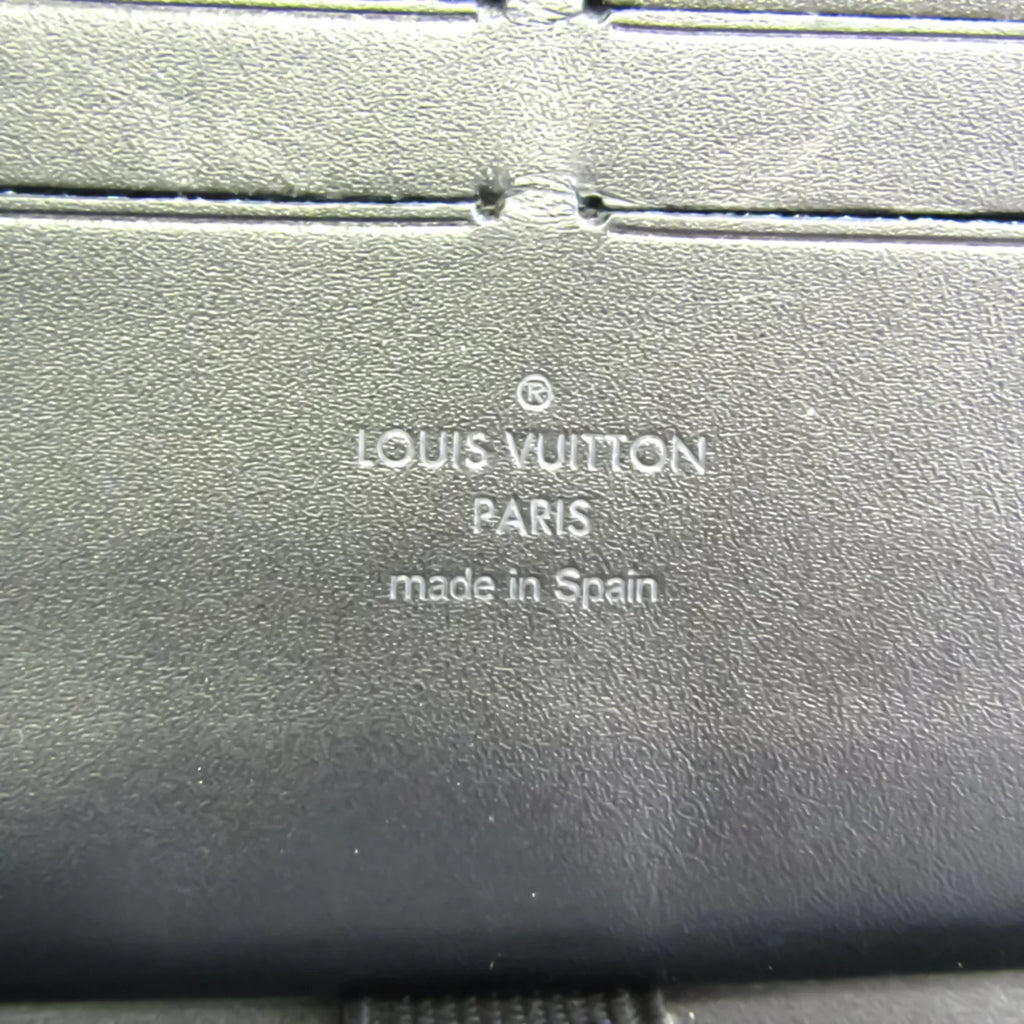 Long Basalt (Good) Wallet Pre-Owned M97026 Zippy Utah Leather Men's Organizer (bi-fold)