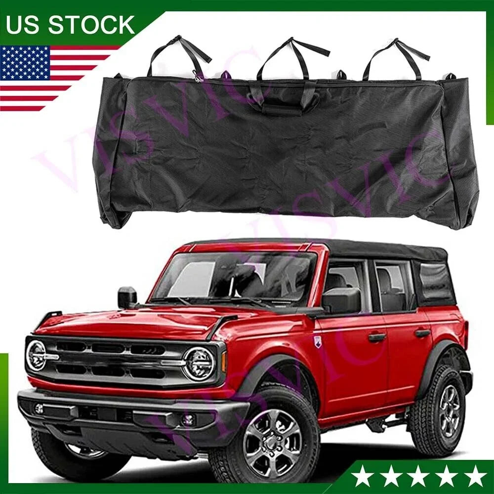 Soft SHIPPING Top Bag Bronco FAST Storage 2021-2023 Window Accessories For