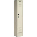 Assemble Tan 1 with Global - to Industrial Tier Door Paramount Single Ready Locker