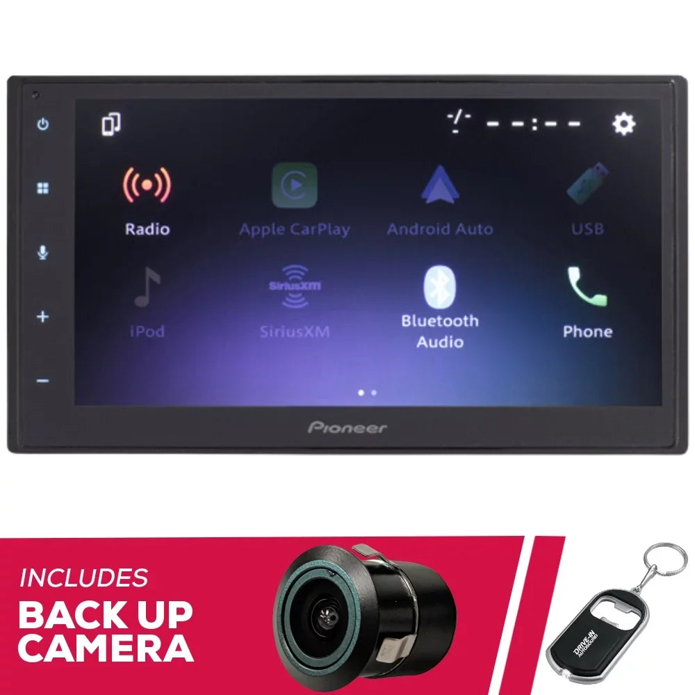 Bullet with New Camera Pioneer Receiver and Multimedia Bluetooth DMH-W2700NEX 6.8”