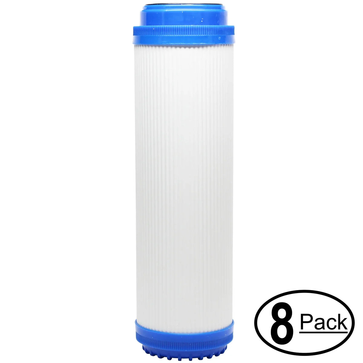 6 liquid Reverse Filter 8-Pack Carbon Activated 10-inch liquid Replacement - Brand ROUV10DCG for Stage Pure - for Cartridge Denali Expres Granular Express System Osmosis Universal UV Filtration