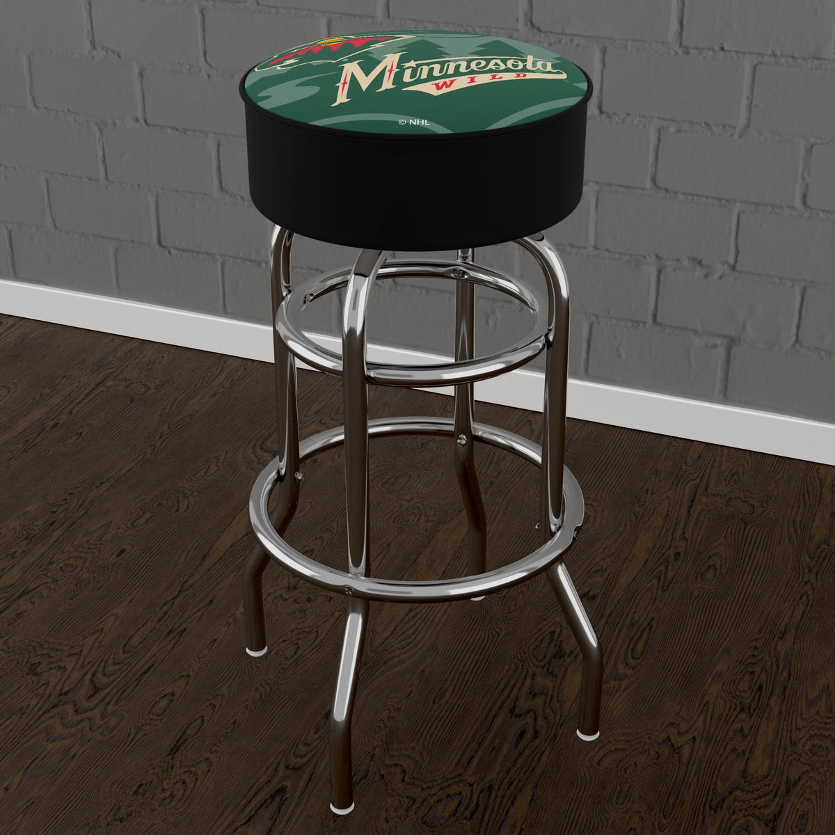Bar Wild with Stool Trademark Padded Minnesota Seat Gameroom Watermark