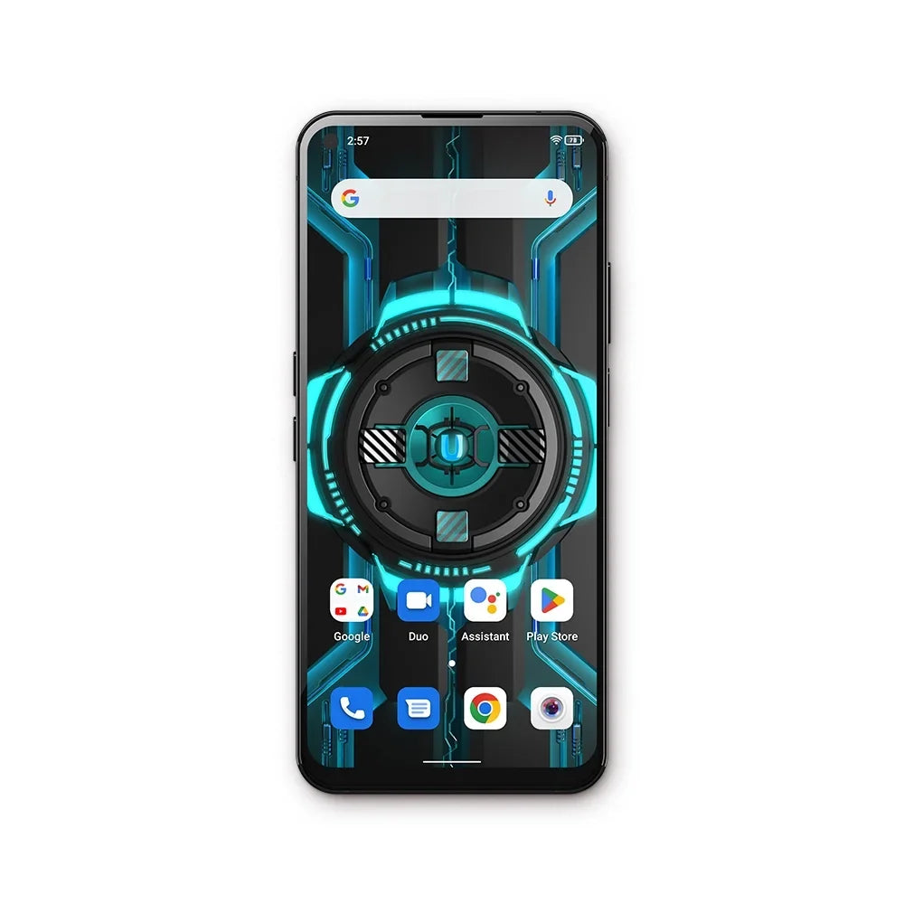 5000 12 Industrial Transparent 108MP Luna LED NFC, Back Charging, Smartphone, mAh Smartphone with - Unlocked Android 4G and Battery Light, Camera, Unihertz Colorful Design Fast (Black)