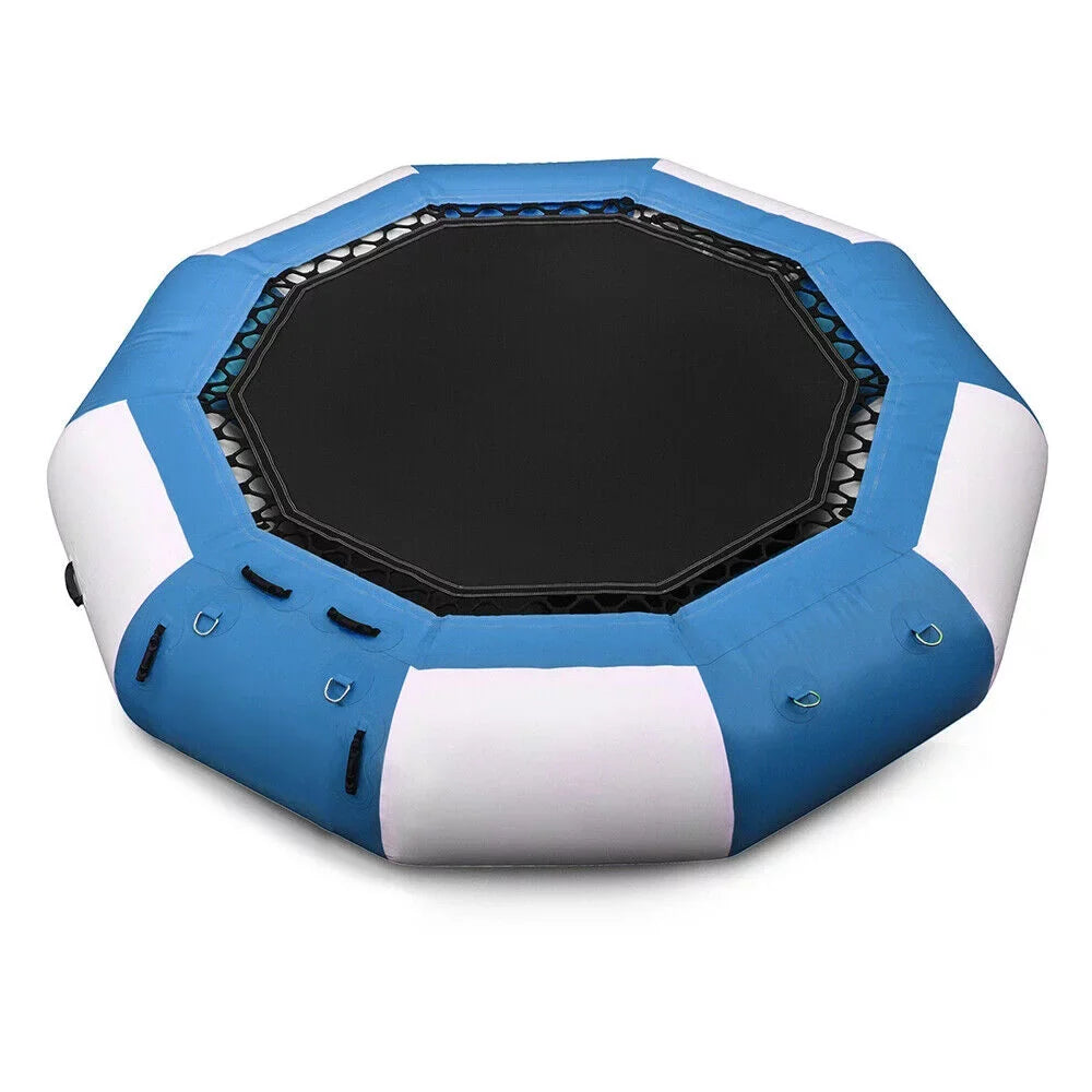 Floating Trampoline 880lbs Pool Sport Blue 17-ft Swimming DENEST Max Island Inflatable liquid Capacity Lake 400kg/ liquid Bounce