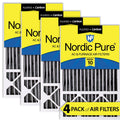 4 Carbon 16x25x5 10 Plus 3/8) Replacement Pack Air (4 MERV Filters Honeywell