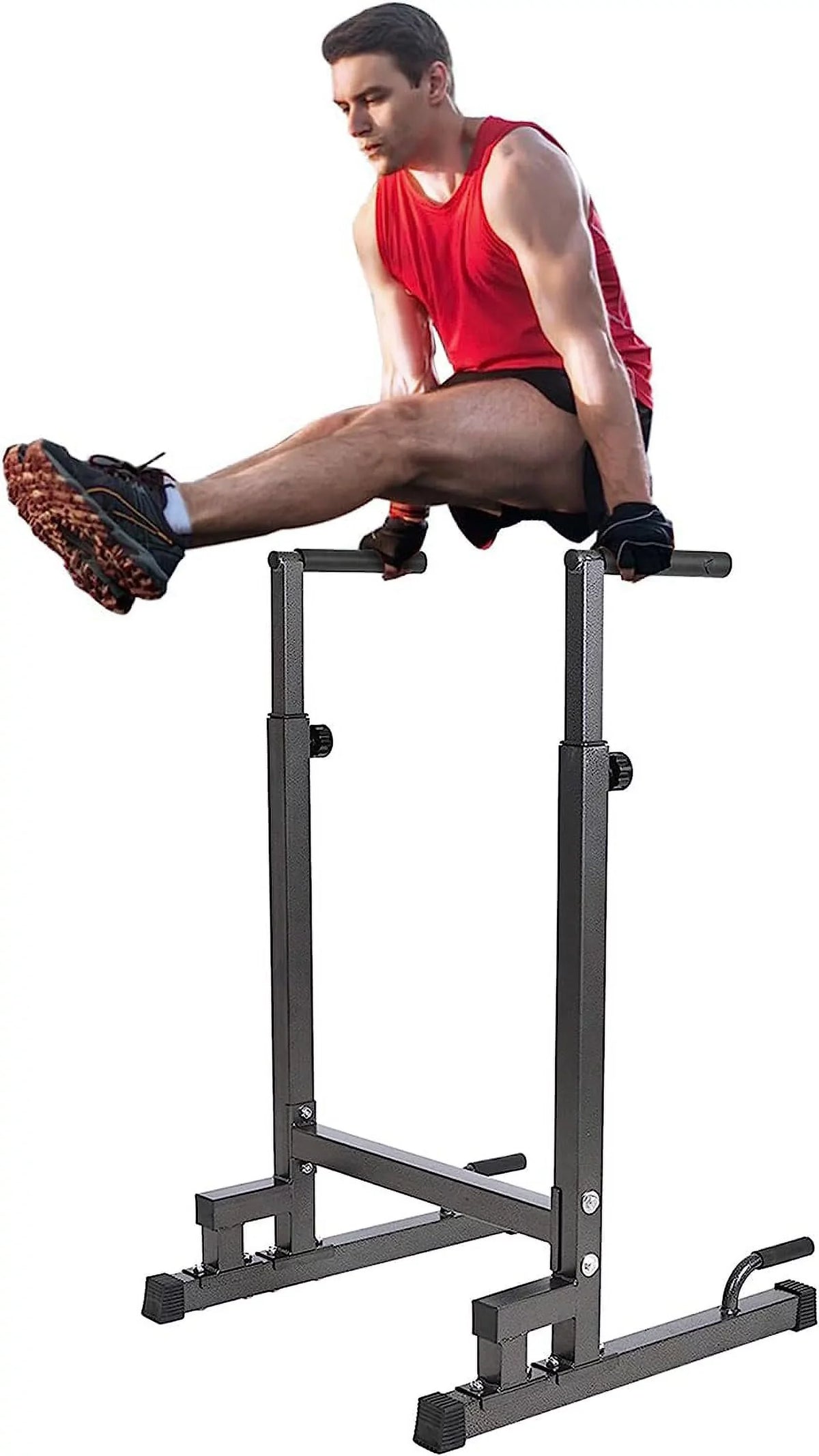 Strength Training Heavy Stand Adjustable Dip Gym Duty Station Equipment Multi-Function Tower Home Workout for Fitness Power