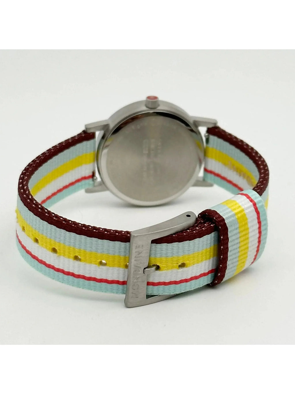 Dial Ladies 30mm White Mondain Watch Steel Swiss Railways A660.30360.16SBK