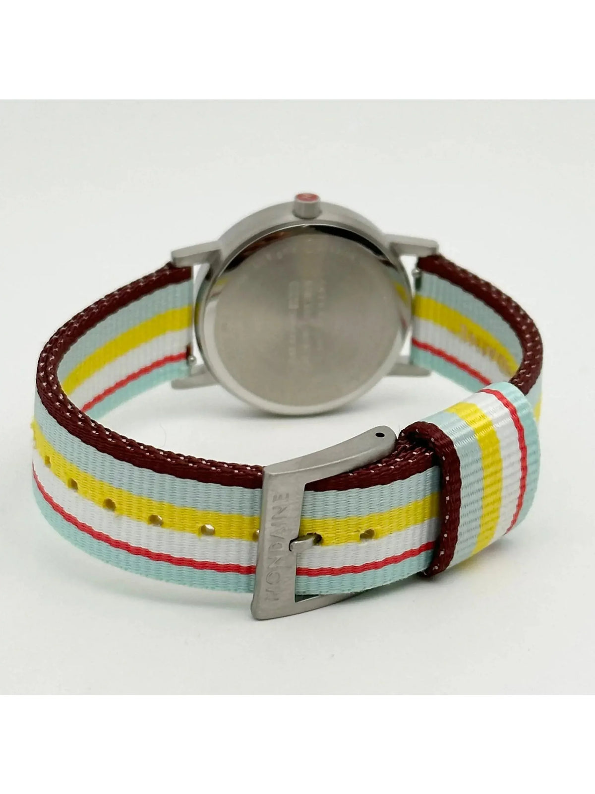Dial Ladies 30mm White Mondain Watch Steel Swiss Railways A660.30360.16SBK