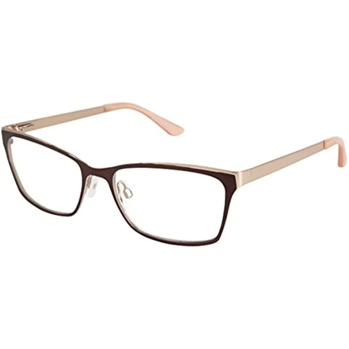 with Eyeglasses GX Gold Case GX GWEN by STEFANI NEW Brown & 53mm GX032