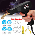 Car Welder Stapler Welding Gun Kit 600 Plastic Machine Bumper Repair Staples Hot