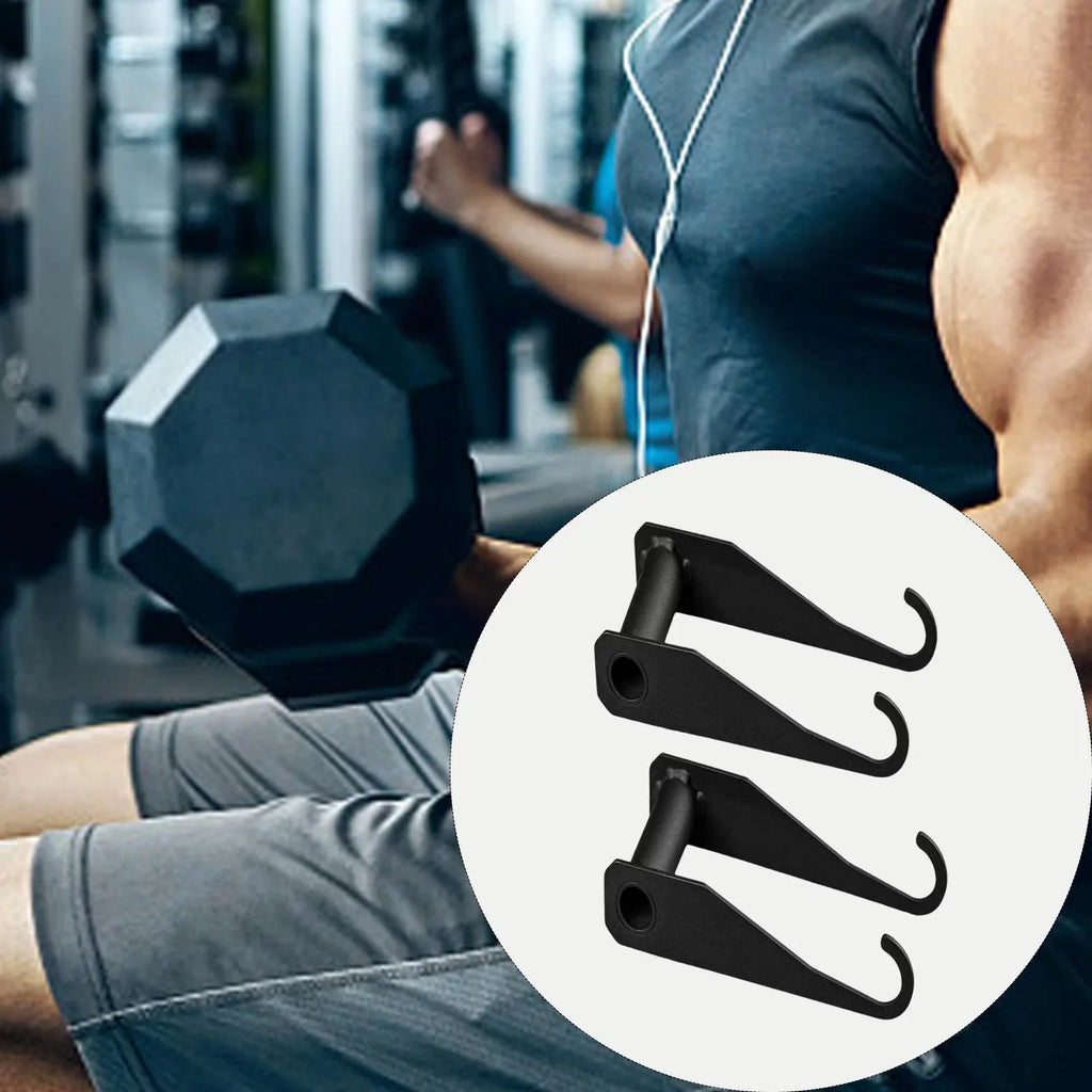 Portable Grip Handles Parts Accessories Bodybuilding Kettlebell Strength Attachment Dumbbell Weightlifting Arm for , Hooks Gym Training Workout Straight