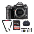 Kit, Mark Camera & Strap, K-3 with Body III Card (Black) 64GB Cleaning SD Pentax