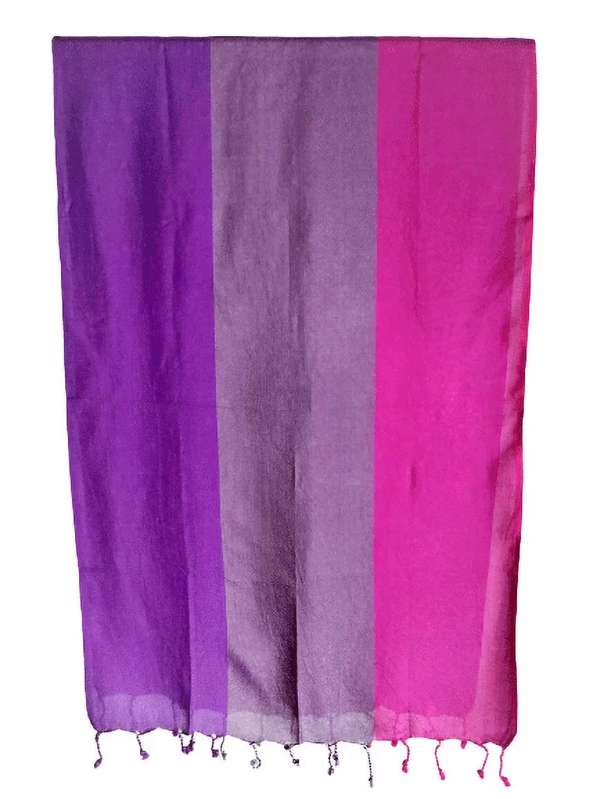 Purple Vegan Band Triple - Shawl Silk