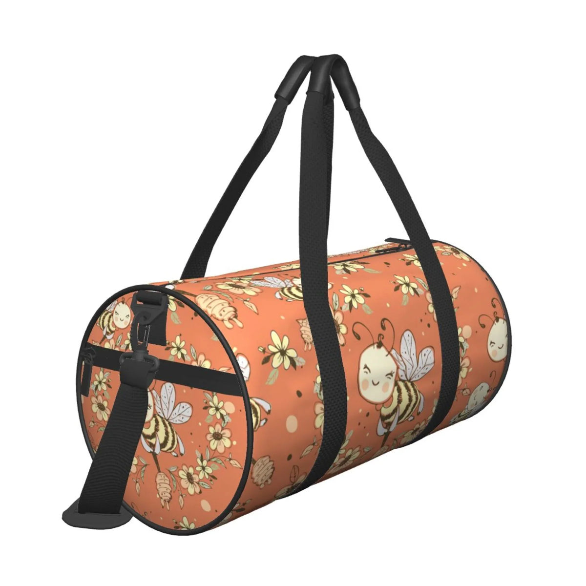 for Tote Weekenders Bag, Honeybees Cute Travel Men Sports Duffle Bag Women Gym Fantasy ZICANCN Bags