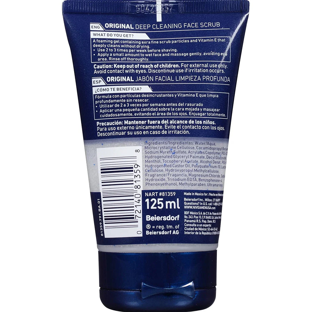 Face oz Scrub Cleaning MEN FOR 6) of 4.4 (Pack NIVEA Original, Deep