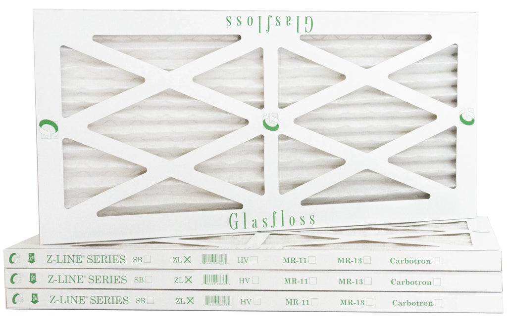 '- in 10x18x1 - -Qty:4 Glasfloss USA Furnace - Air 9.5 MERV inch) dimension: (Actual Filter Made 10 x 17.5x7/8