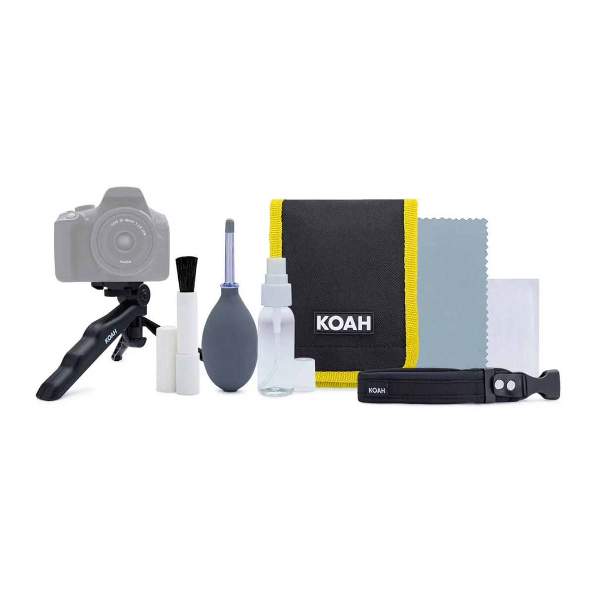 Kit, Mark Camera & Strap, K-3 with Body III Card (Black) 64GB Cleaning SD Pentax