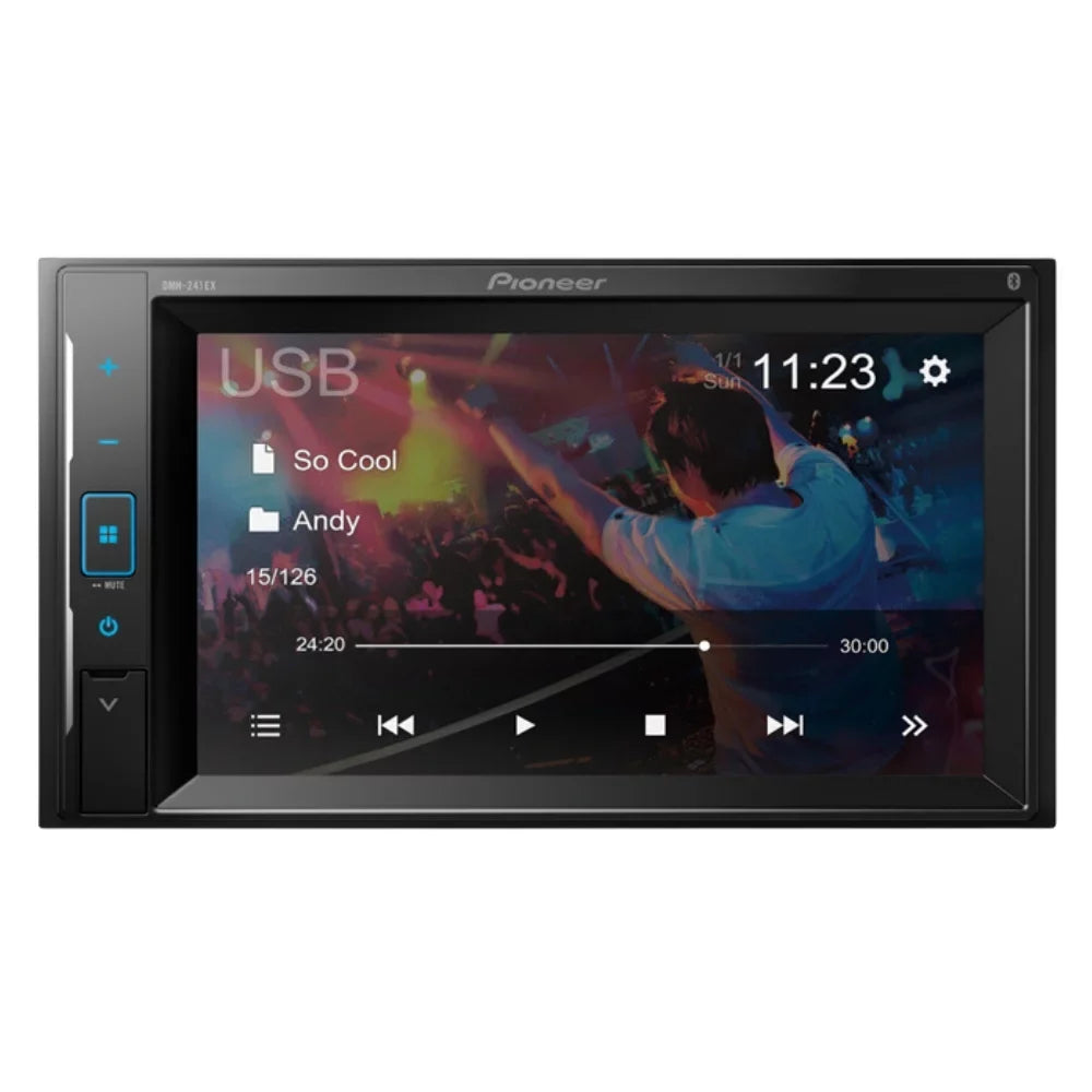 DMH-241EX 6.2" Multimedia Receiver New CDs) Bullet (Does Pioneer Not w/ Camera Play