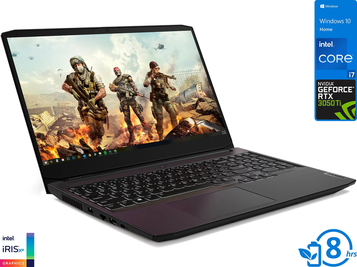 120Hz Windows FHD 3i NVMe HDMI, i7-11370H (82K10003US) 3050 8GB HDD, 10 GeForce 1TB Lenovo SSD Gaming Ti, RAM, Home 256GB 4.8GHz, + IdeaPad NVIDIA Core Upto RTX 15.6" Laptop, Display,