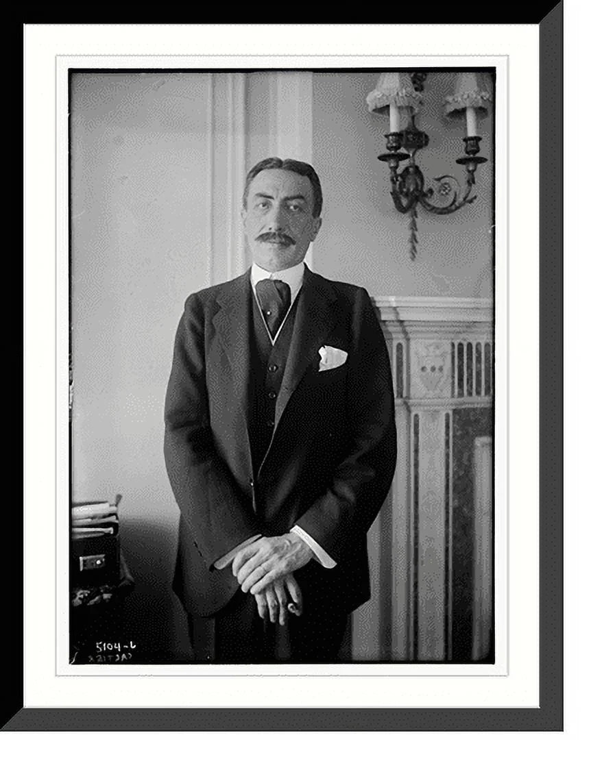 21-7/8" 17-7/8" x Framed Historic Print, Cartier,
