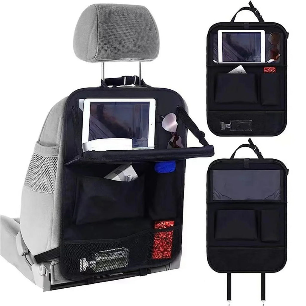 Folding Seat FeiraDeVaidade And Children'S Organizers, Storage Backrest Car Organizer,Car With Table Tablet Car 3-In-1