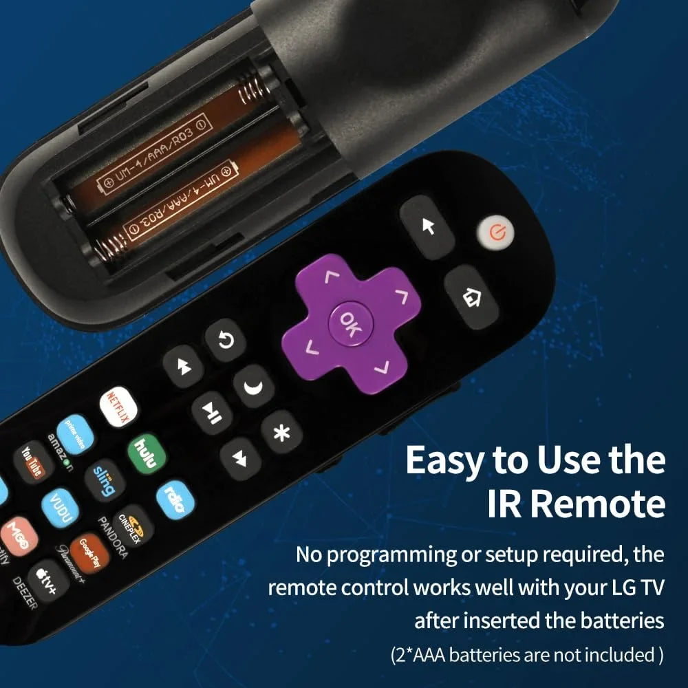 Applicable TV/Sharp TCL 2 Remote Universal TV/Westinghouse for TV/Hisense Roku of TV/Philips Pack TV/Onn Replace