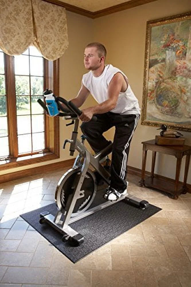 Fitness - Gray, 36" SuperMats x Foam Vinyl 78" - - Equipment Standard TreadmillMat Mat, Dense grade
