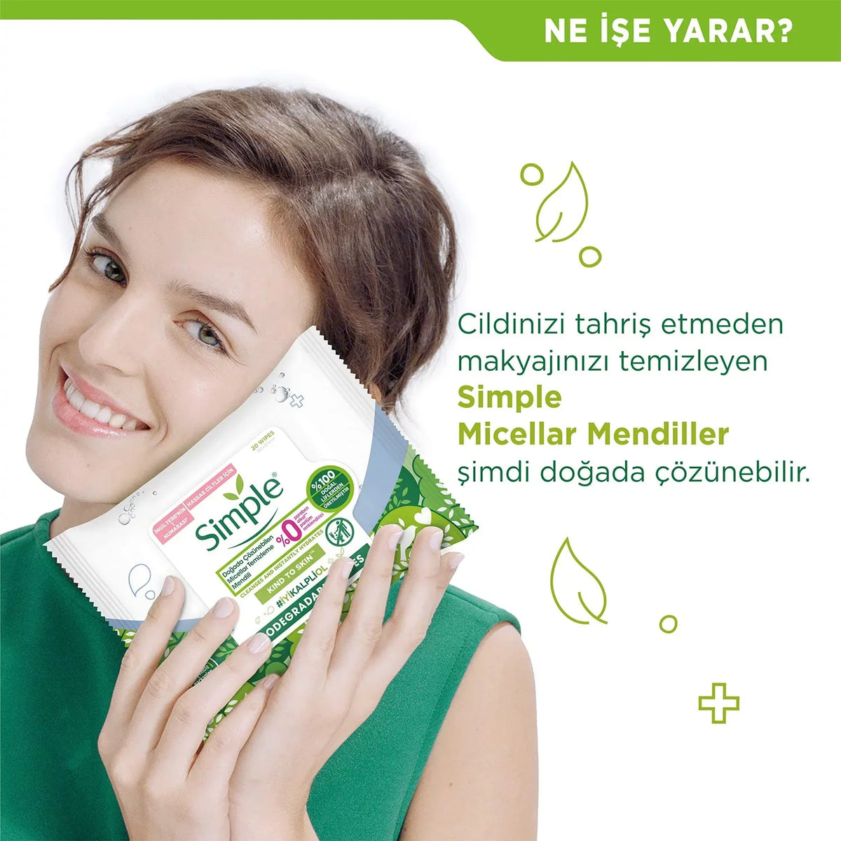 (75 Skin Wipes) 3 Simple Of To 25S Micellar Cleansing Wipes Kind Pack