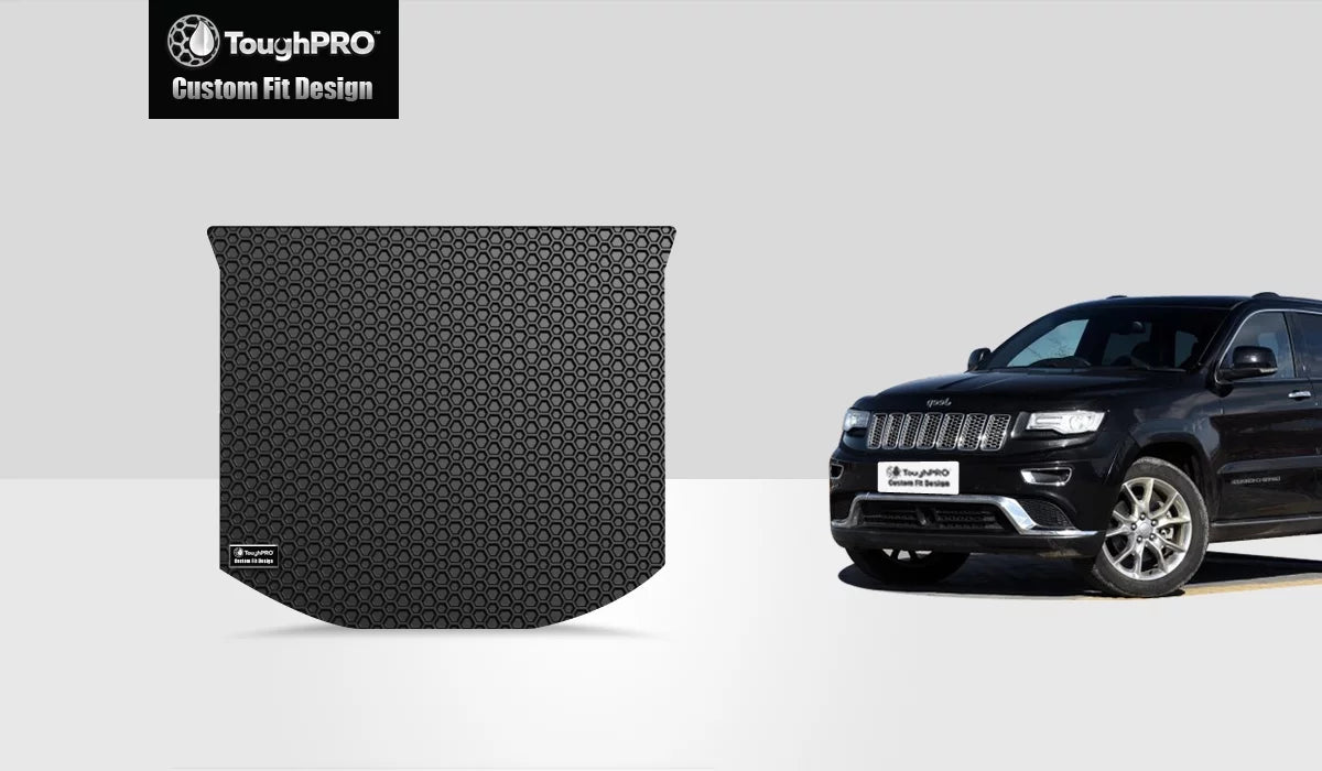 JEEP Rubber ToughPRO - Heavy Compatible Mat USA) Cherokee (Made Black - climate 2018 Cargo - Grand Duty - with in All