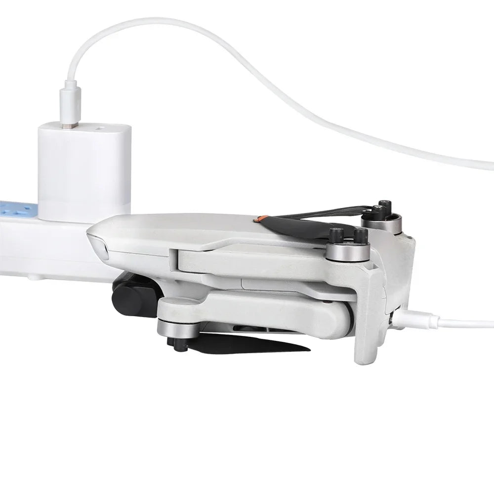 DJI with USB 3 30W Parts Charger Type-C Mini for Cable Charging Dual-Port 2/Mini Charging Pro