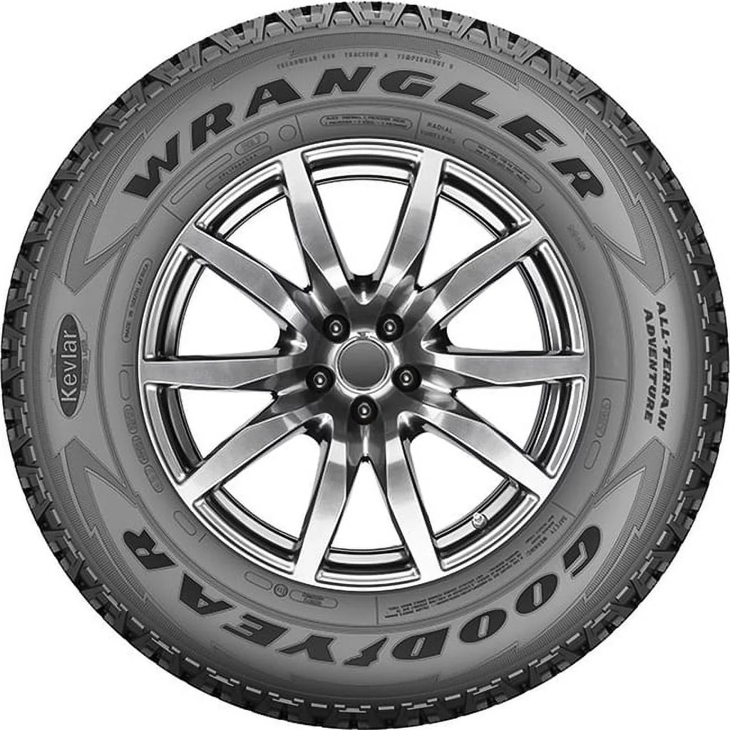 Wrangler with Truck Kevlar Light All-Terrain 265/50R20 Terrain All Adventure Tire Goodyear 107T