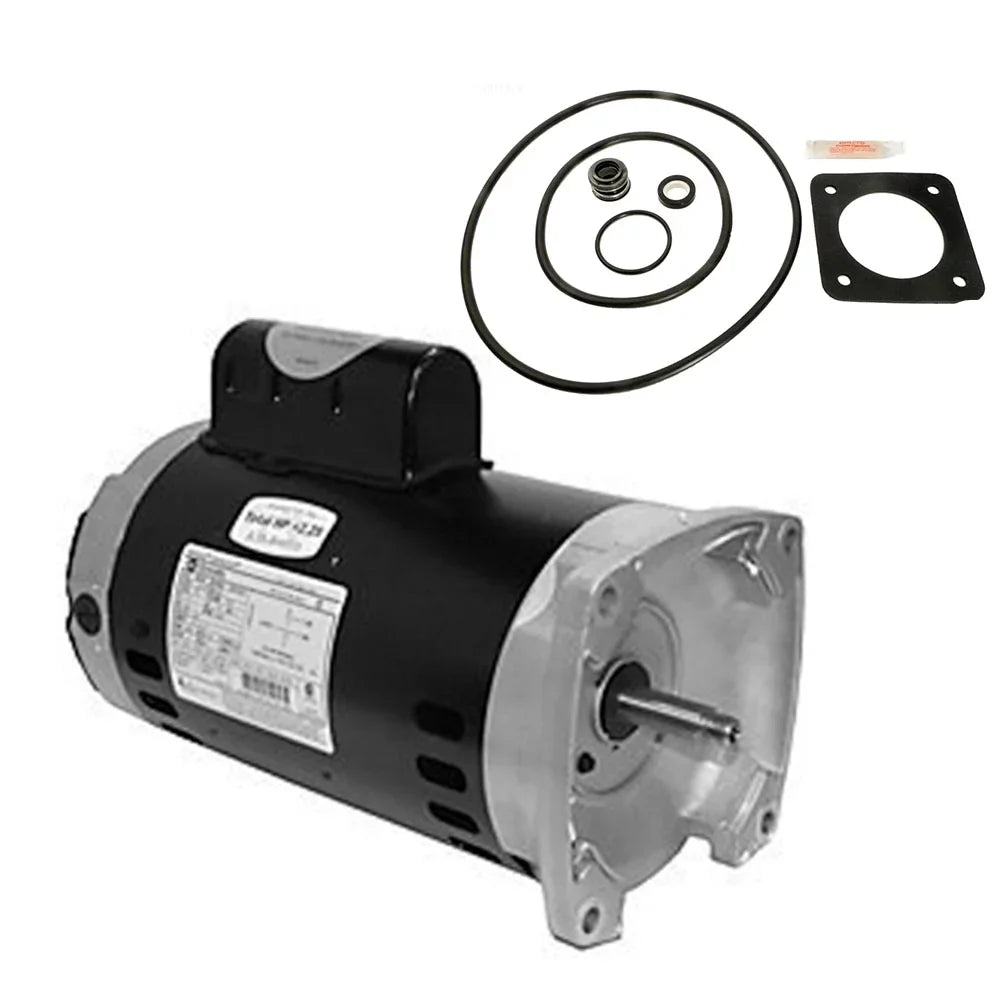 with Motor Century GO-KIT-6 Replacement Max-E-Glas Puri Tech PE5F-126L Motor SQ1152 Sta-Rite Kit AO 1.5HP Smith