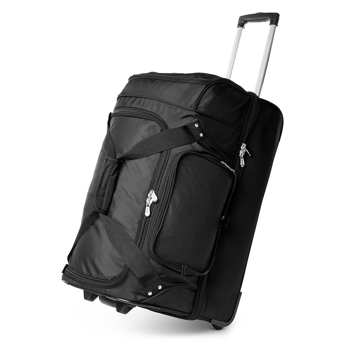 Orioles Rolling MOJO Duffel Bag Bottom 27'' Baltimore Black Drop 2-Wheel