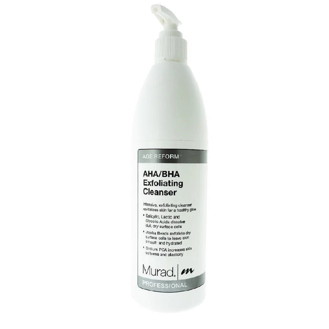 Skin Types, Oz Face Cleanser, Exfoliating Murad 16.9 for AHA/BHA Wash All
