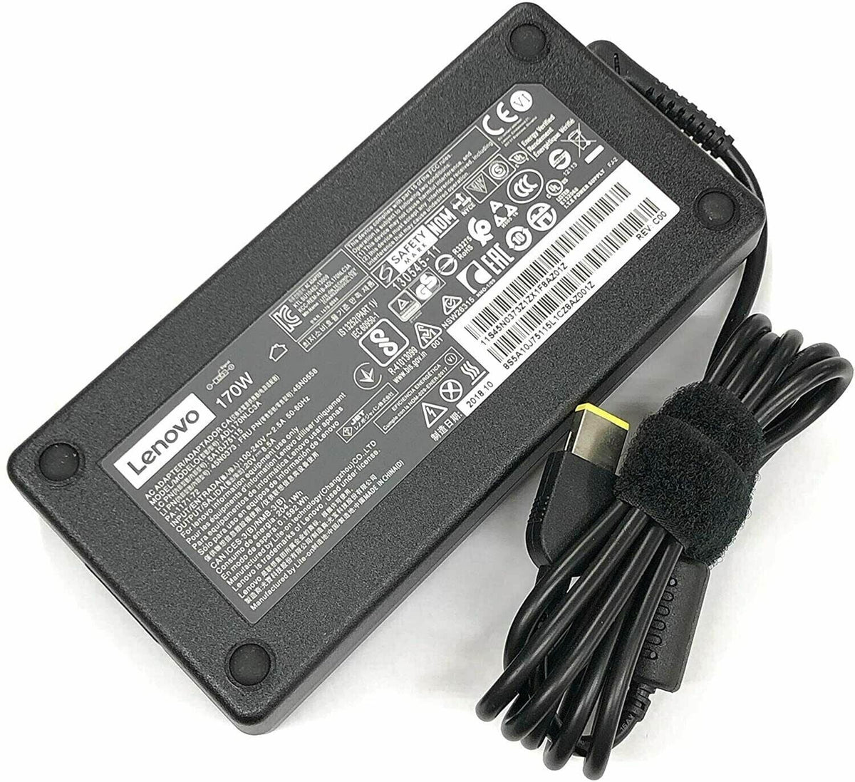 Charger Yellow LENOVO Adapter P52 PA-1171-71 P50 170W Tip Adapter AC P51 Power