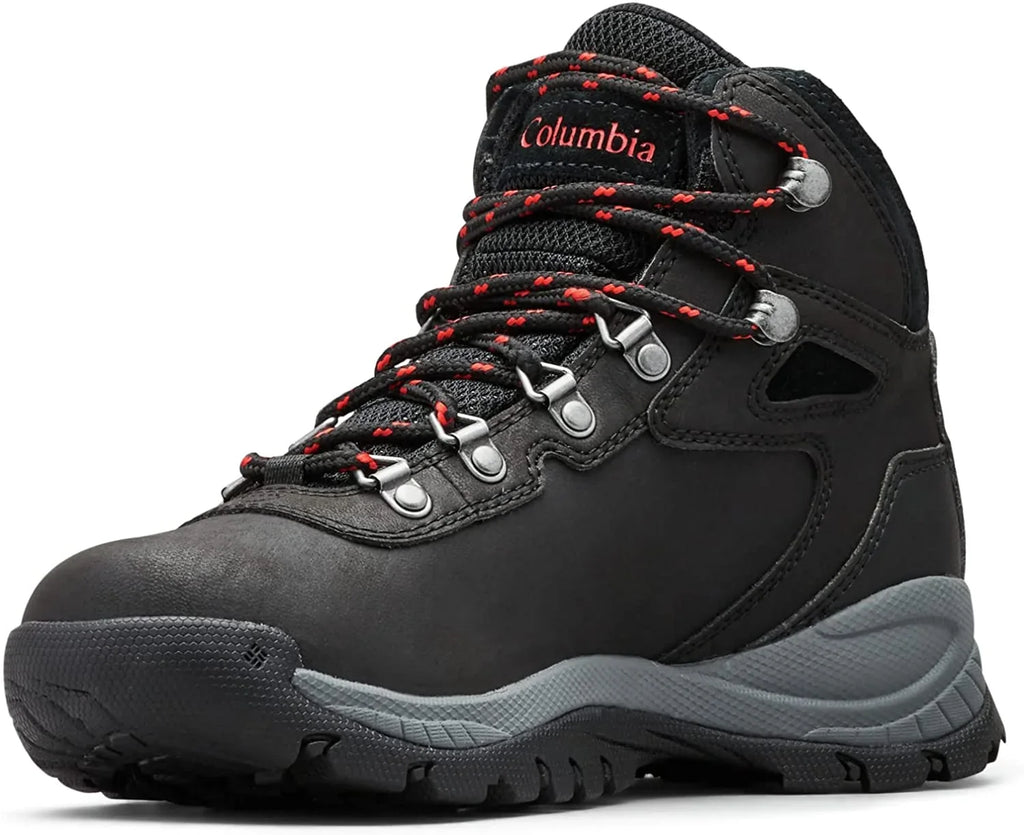 Wide Newton Womens Black/Poppy Red 10 Columbia Plus Boot Ridge
